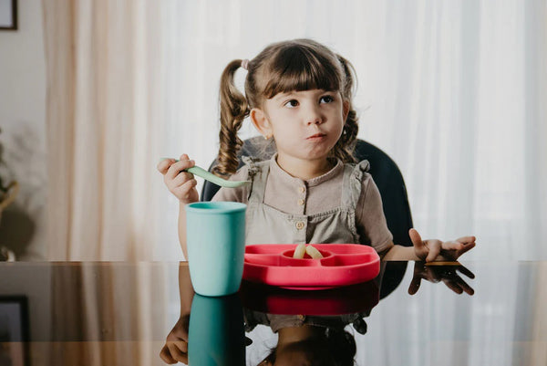 BBLÜV Spoön  (BLUE) - Soft Silicone Baby Feeding Spoon Set | BPA-Free, Ergonomic Design, Easy-Grip, Safe for Teething, Dishwasher-Safe | Perfect for First Bites