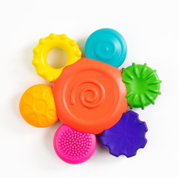 Sassy Silicone Flower Teether Rattle